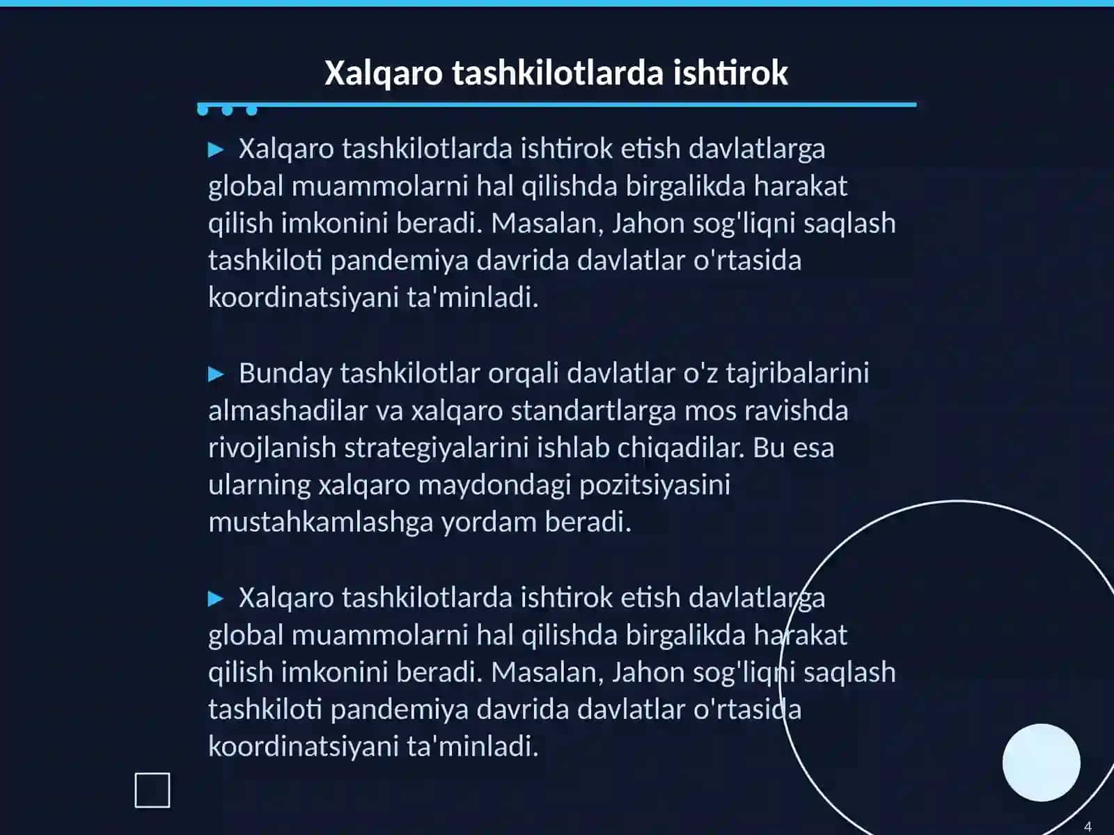 Global siyosiy hamkorlik 4