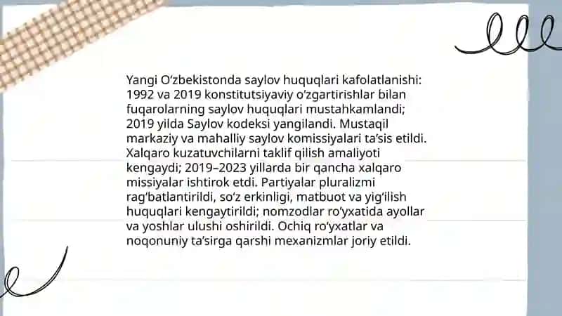 O‘zbekistonning xalqaro tashkilotlar bilan hamkorlik aloqalari 4