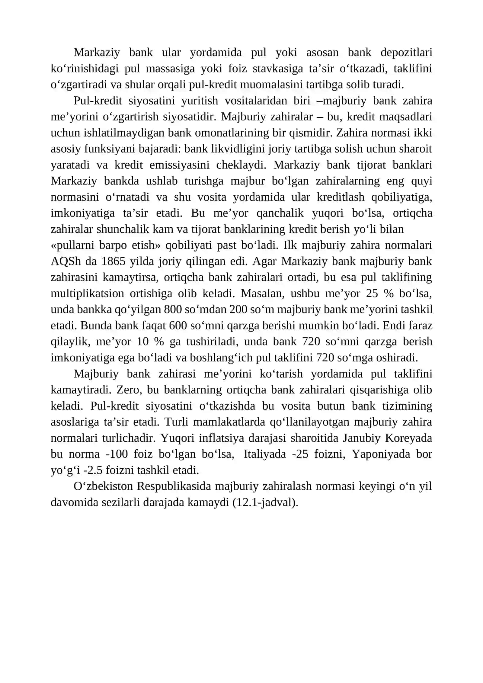 PUL-KREDIT SIYOSATI 4