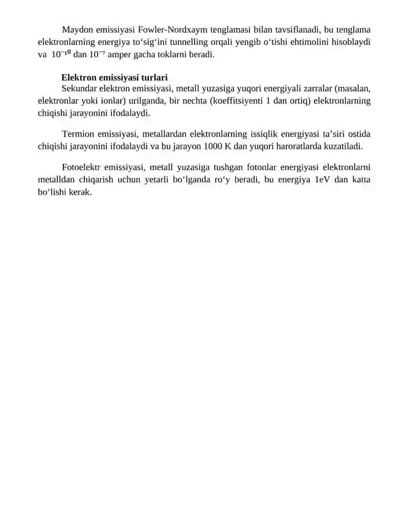 Elektron emissiya 4