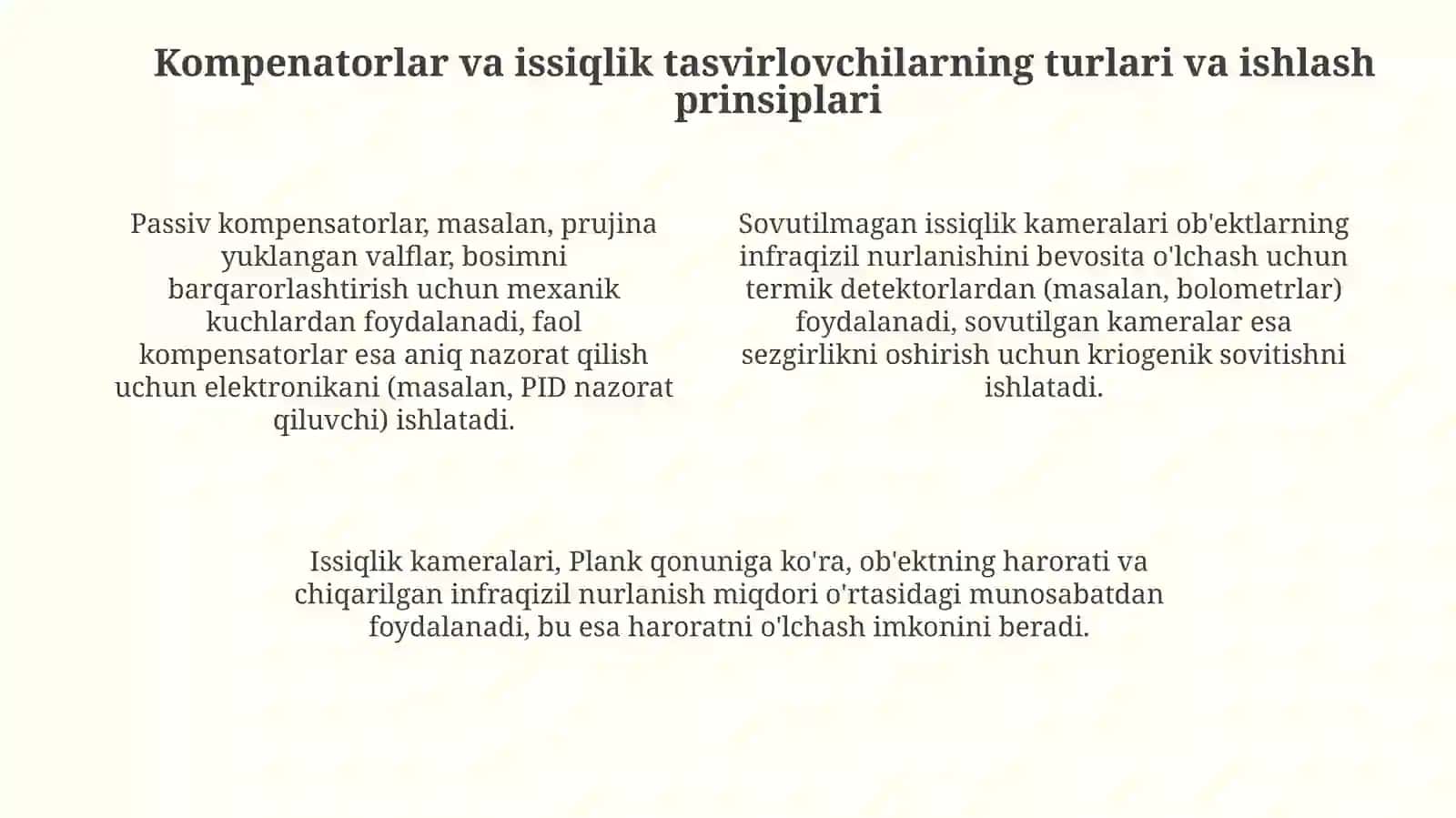 Kompensatorlar va issiqlik kameralar 4
