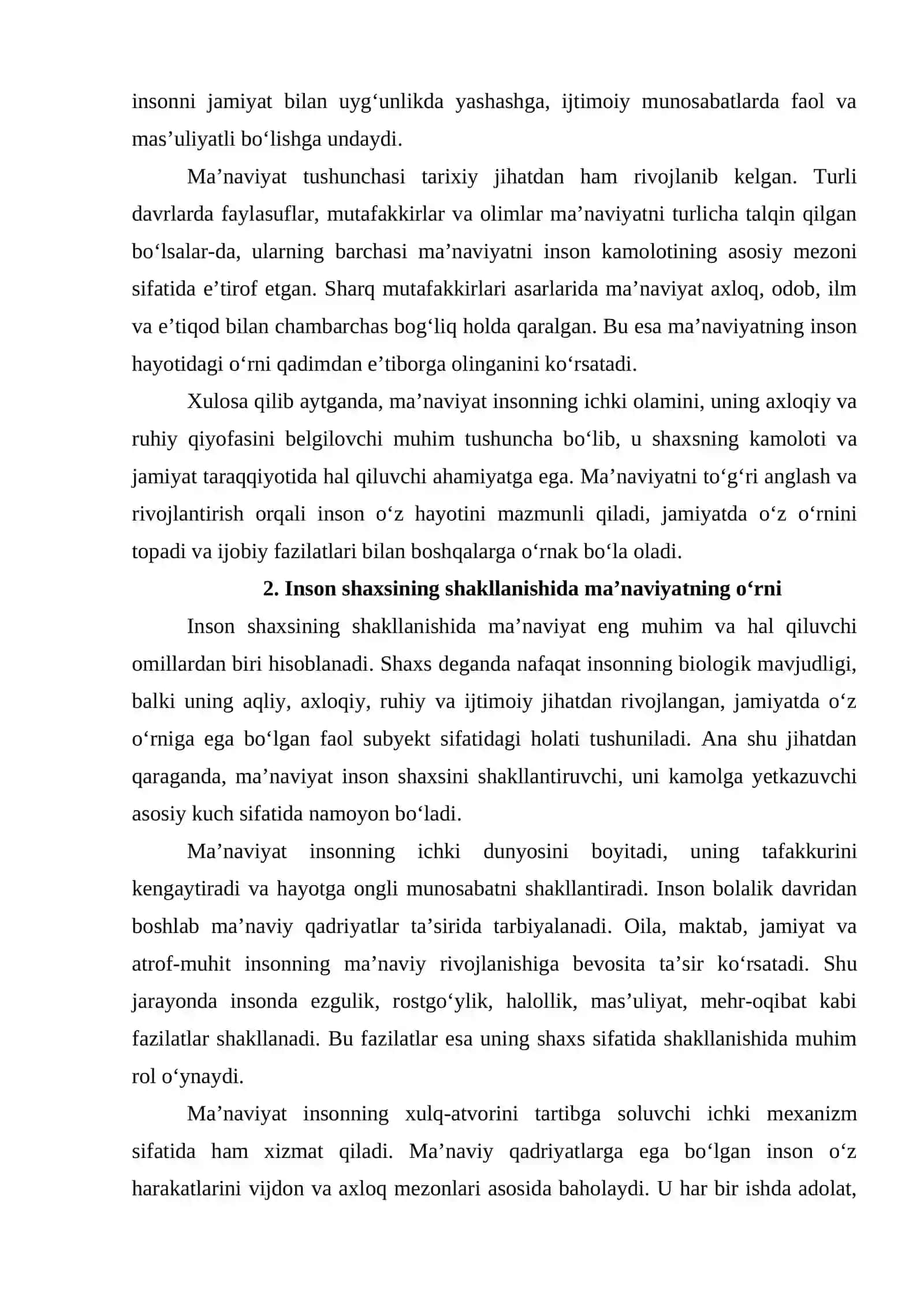 MANAVIYLIK INSON TUSHUNCHASI 4