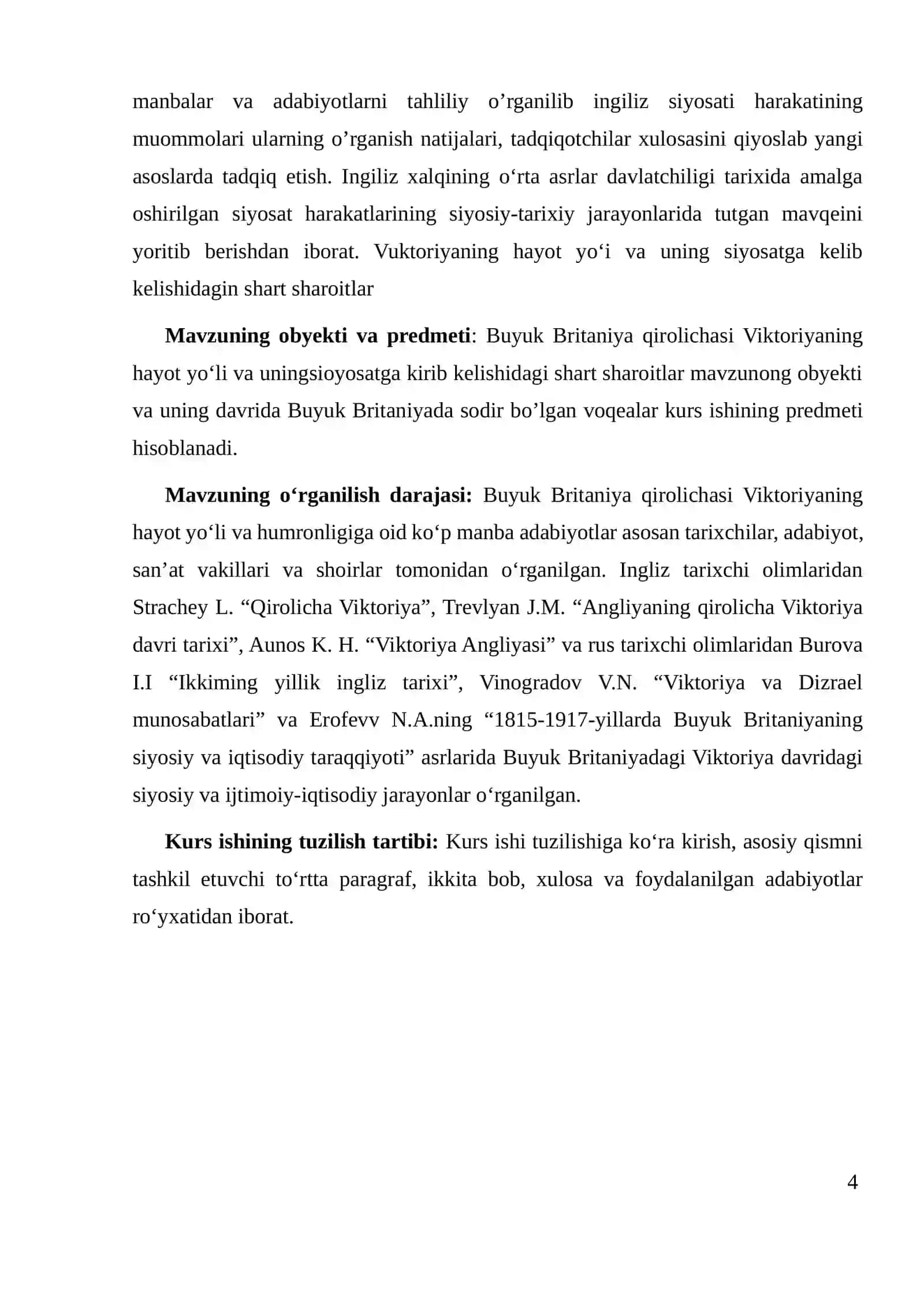 BUYUK BRITANIYA QIROLICHA VIKTORIYA DAVRIDA 4