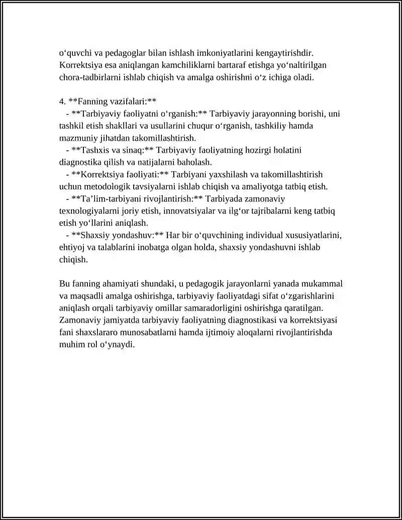 TARBIYAVIY FAOLIYAT DIAGNOSTIKASI VA KORREKSIYASI 4