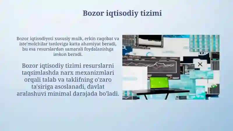 Iqtisodiy tizimlar 4