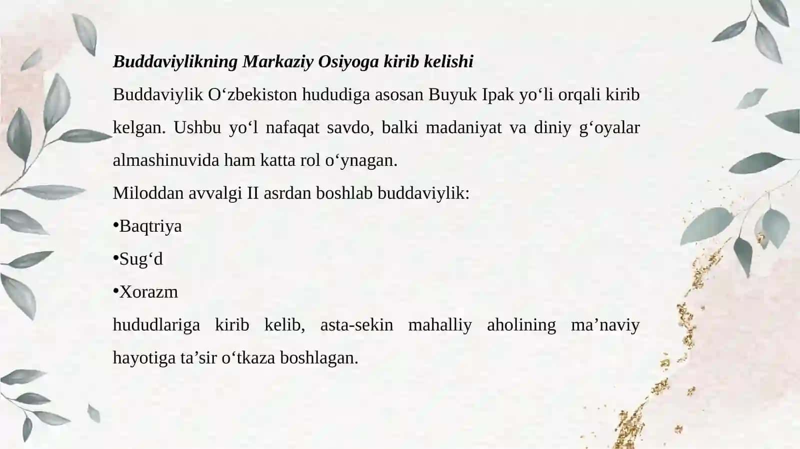 O‘zbekistondabuddaviylikdininingtarixiyildizlari 4