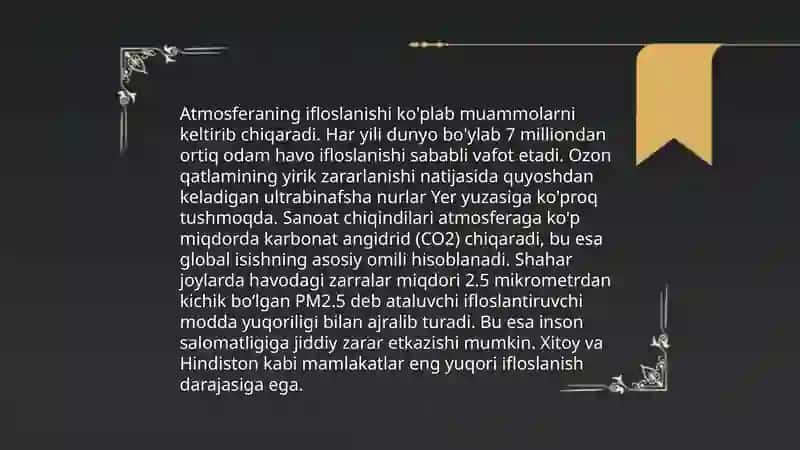 Iqlim o'zgarishi 4