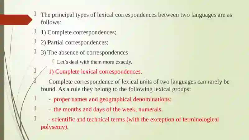 Lexical Problems of Translation 4