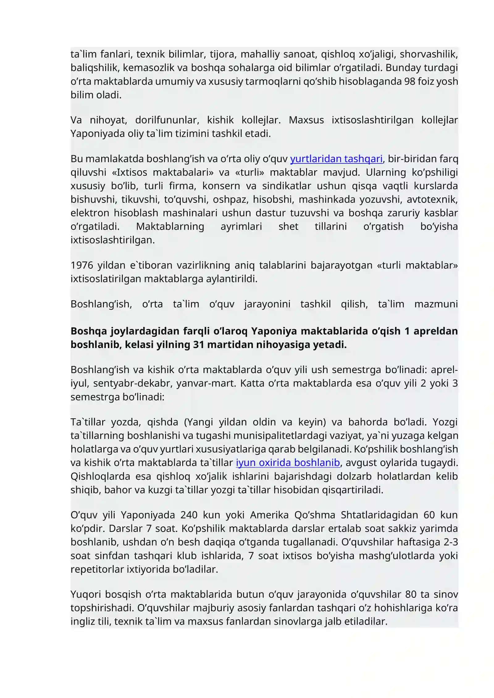 Rivojlangan Davlatlarda Ta'lim Tizimi 4