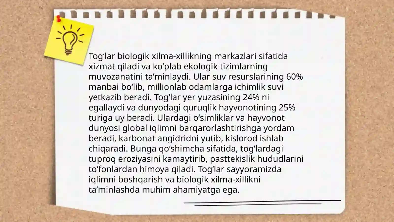 Tabiatning inson hayotidagi roʻli 4