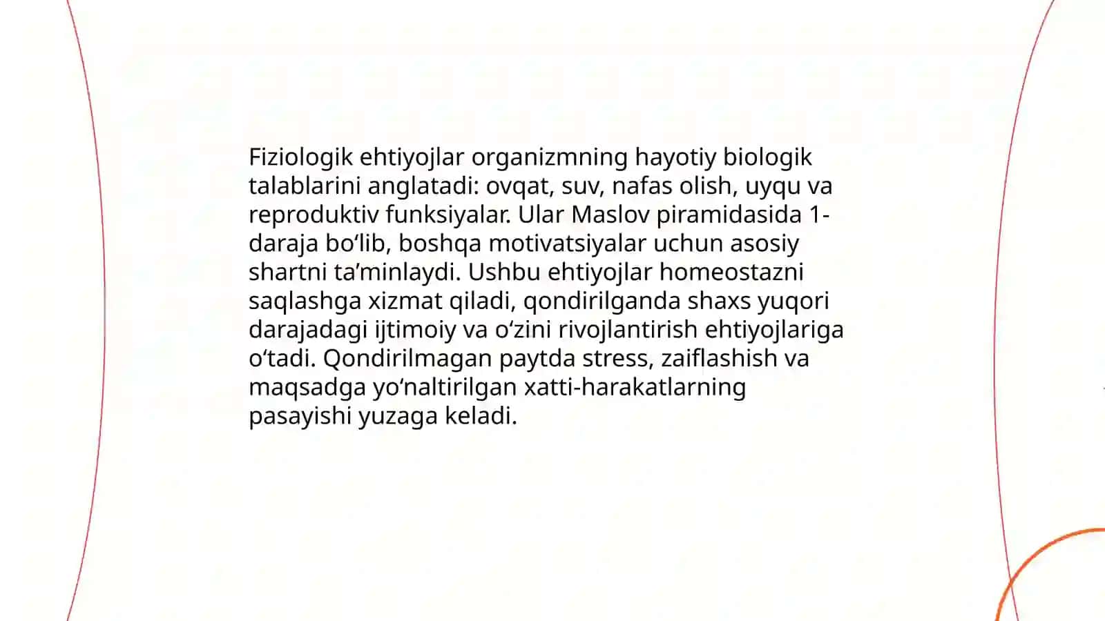 Maslouning ehtiyojlar ierarxiyasi: asosiy turlar va izohi 4