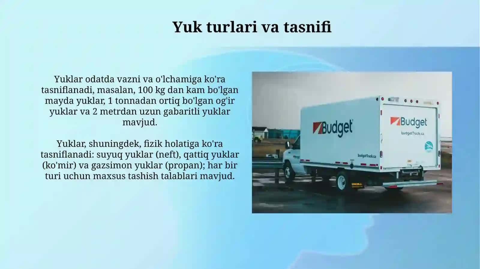 Yuk tashish sohasi 4