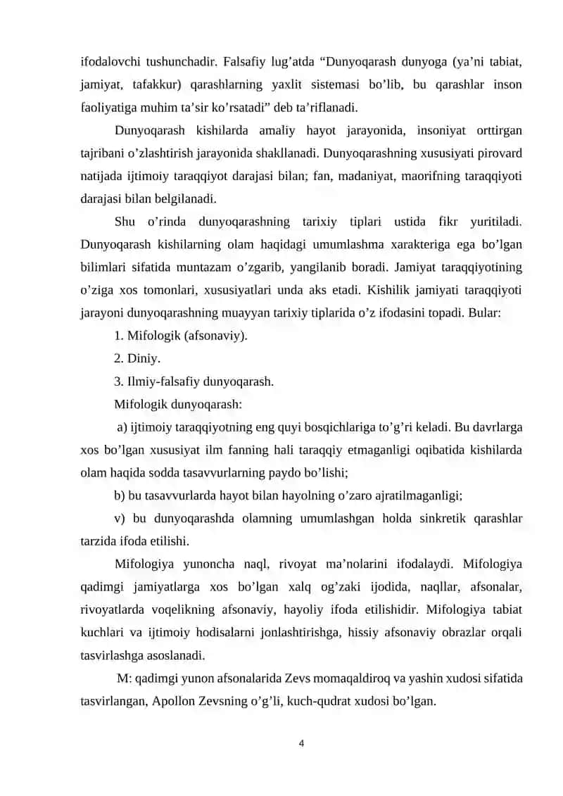 Borliq va uning mavjudlik shakllari 4
