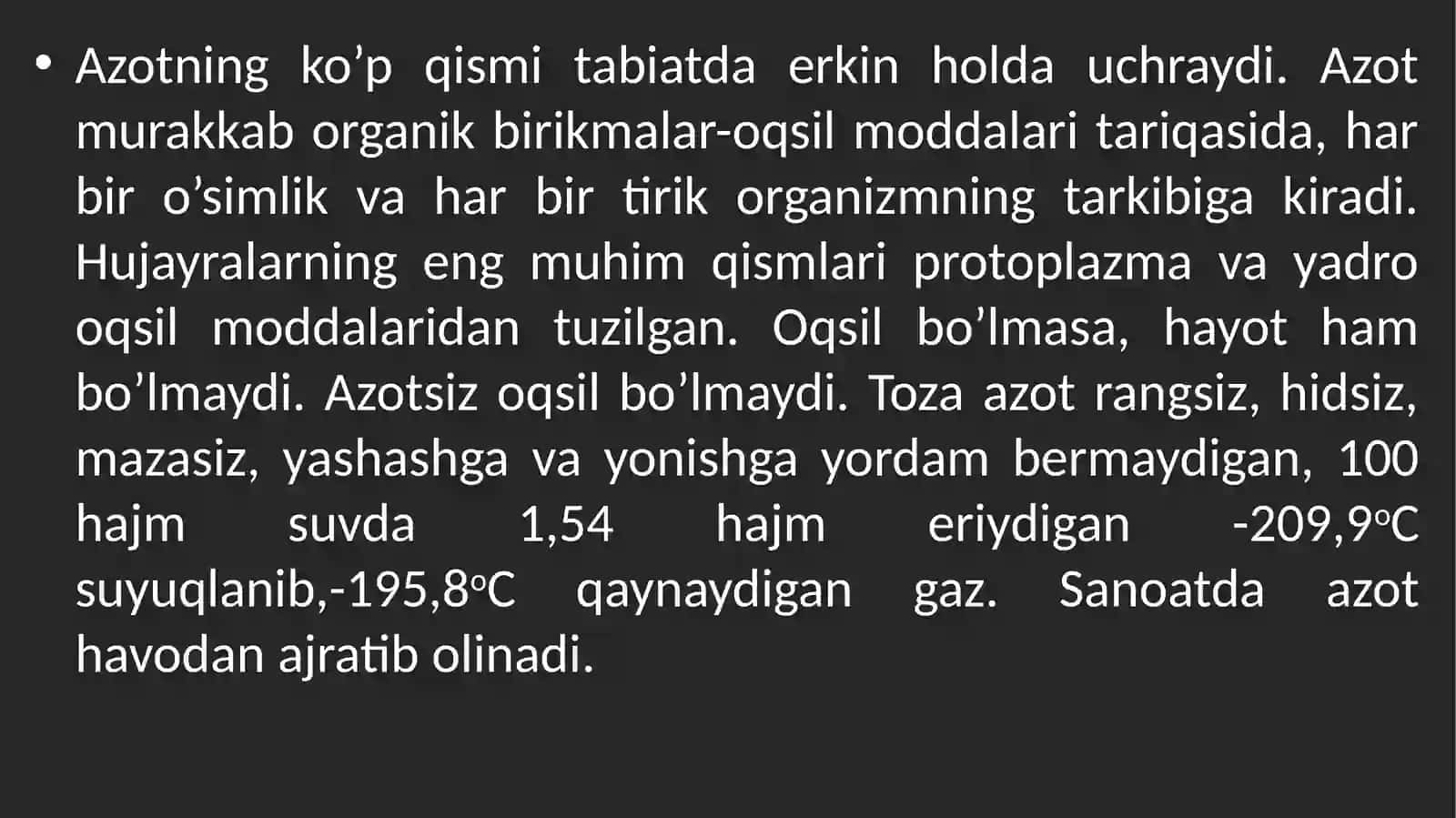 V A guruxcha elementlari. Mineral o‘g‘itlar 4