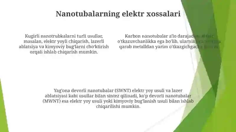 Karbon Nanotubalar: Umumiy Ma'lumot 4