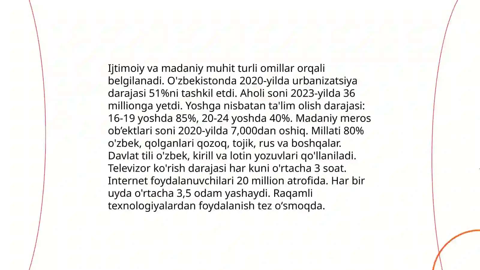 Ta'lim muhitining rivojlanishi 4