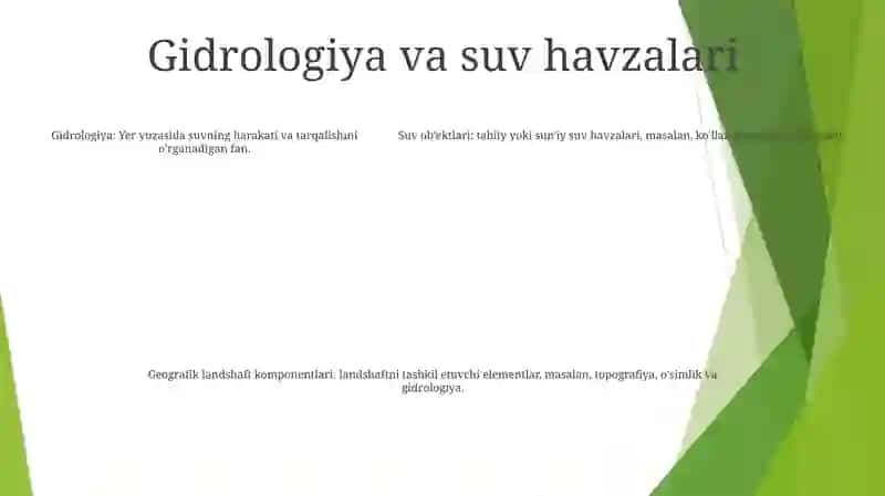 Geografik Landshaft Komponentlarini Tahlil Qilish 4