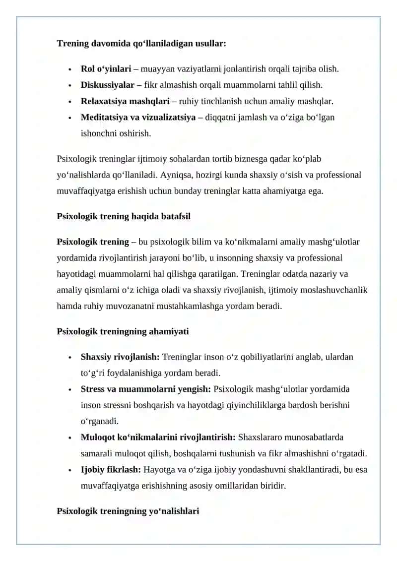 Psixologik trening 4