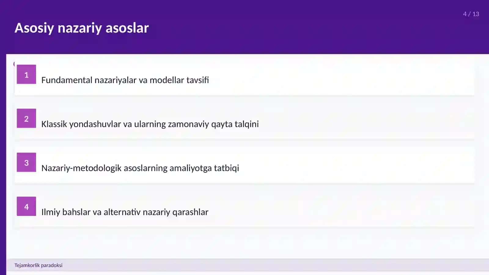 Tejamkorlik paradoksi 4