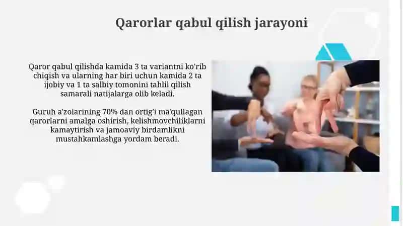 Mojarolarni samarali hal qilish usullari 4