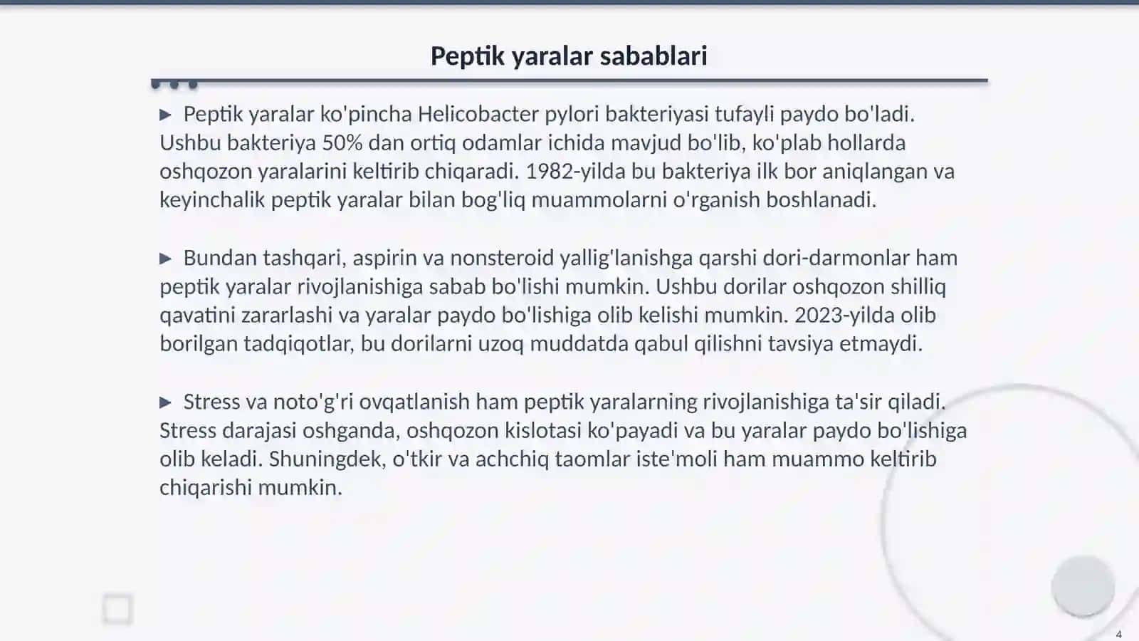 Peptik yaralar 4