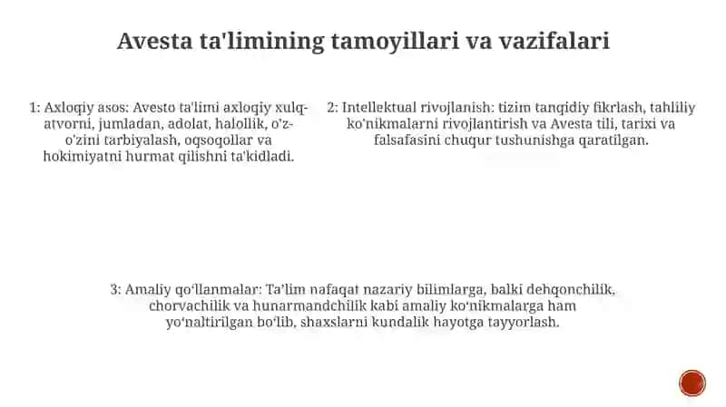 Avestoda Talim TarbiyagaOidFikrlar 4