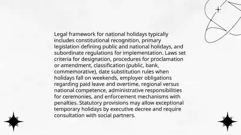 National holidays 4