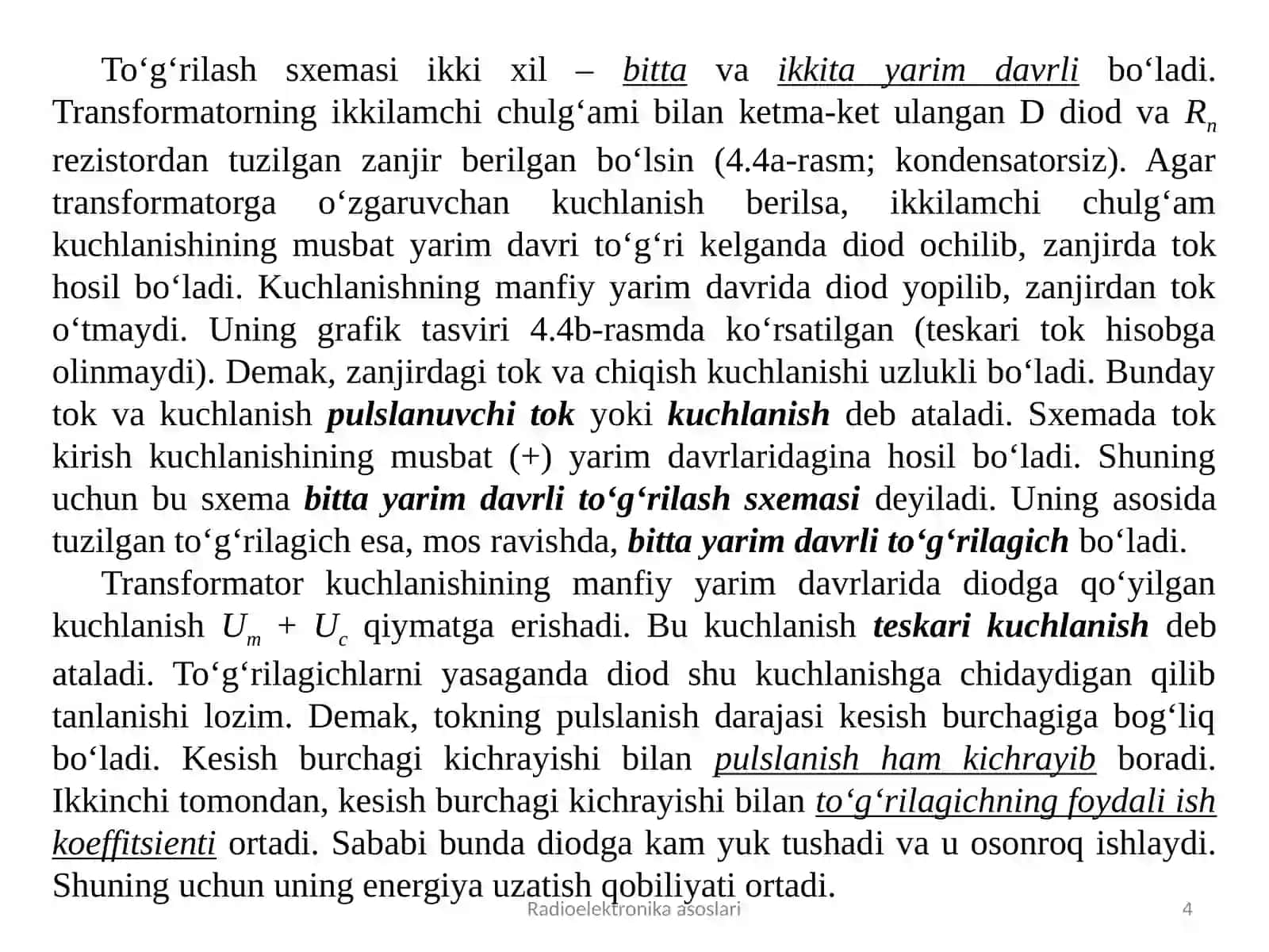 Radioelektronika asoslari 4