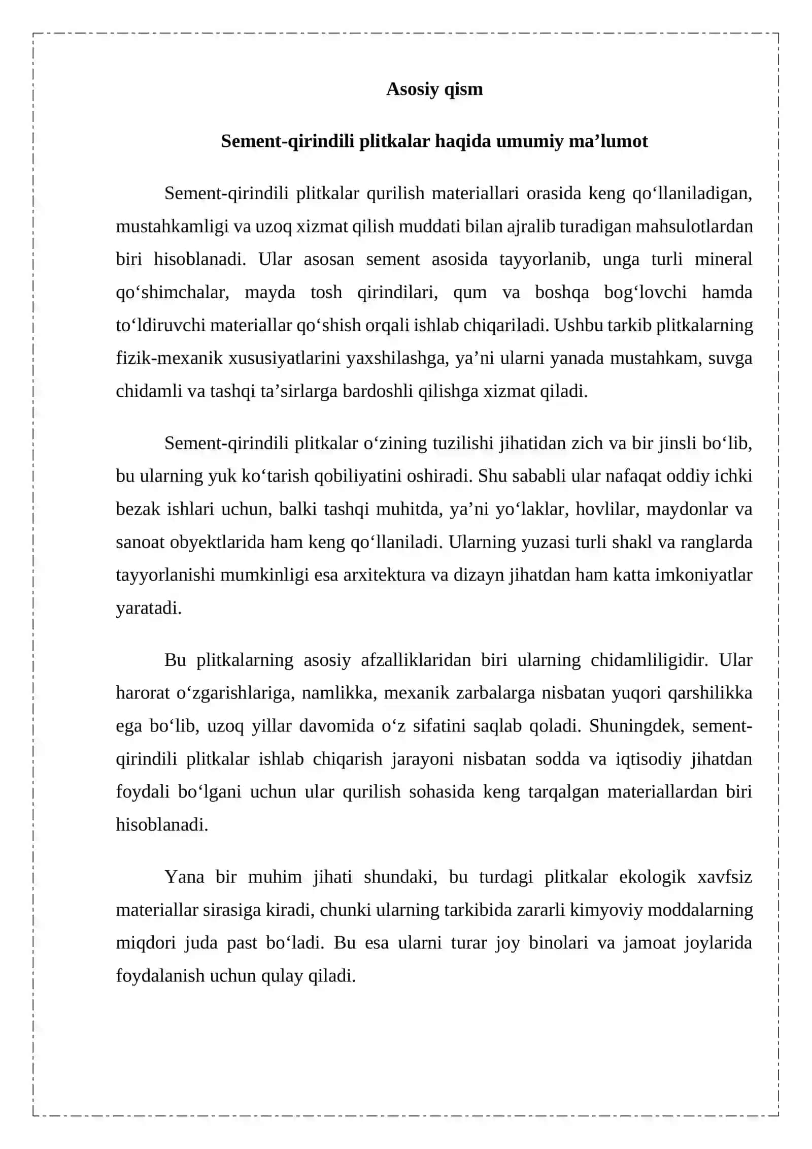 Sement –qirindili plitkalar 4