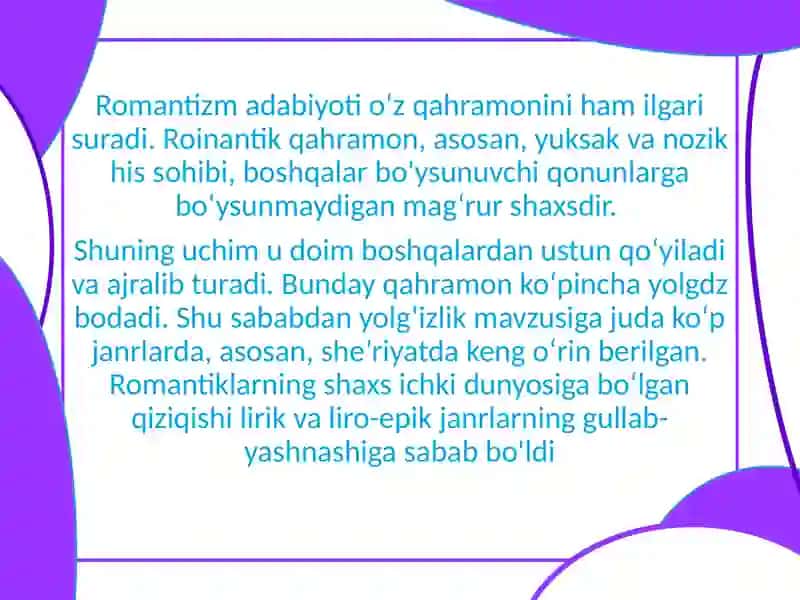 XIX asr engiliz romantizmi 4