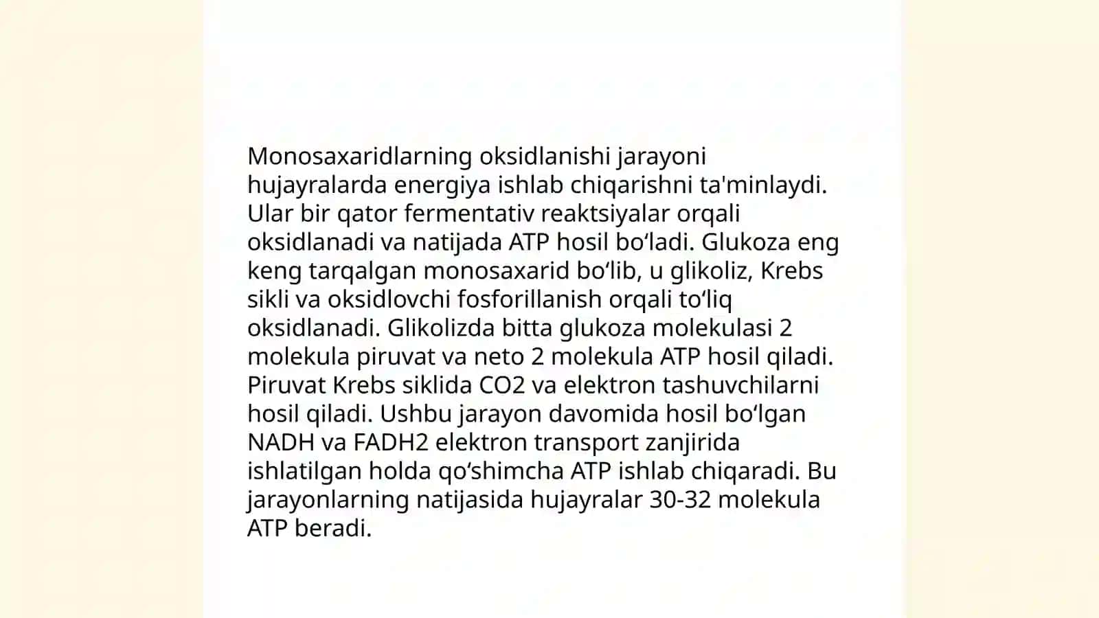 Monosaxaridlarning kimyoviy xossalari 4