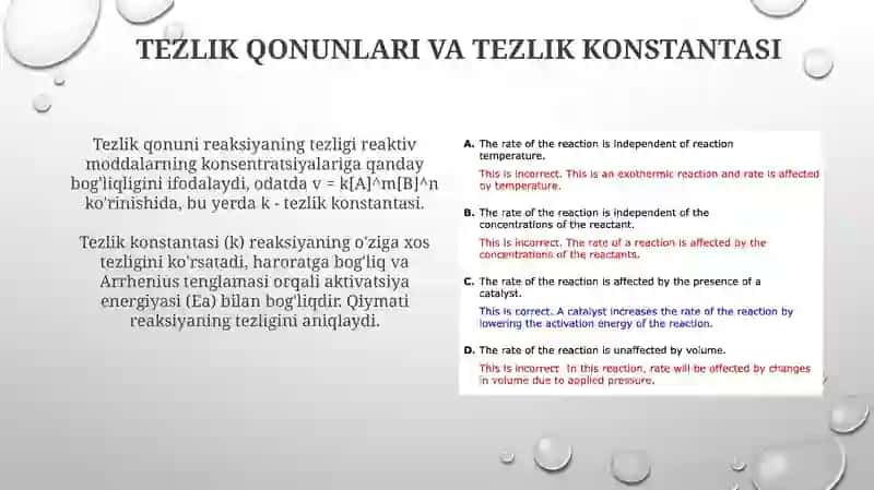 Kimyoviy reaksiyalarni tezliklari 4