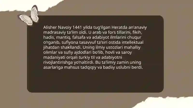 Alisher Navoiy hayoti va ijodi 4