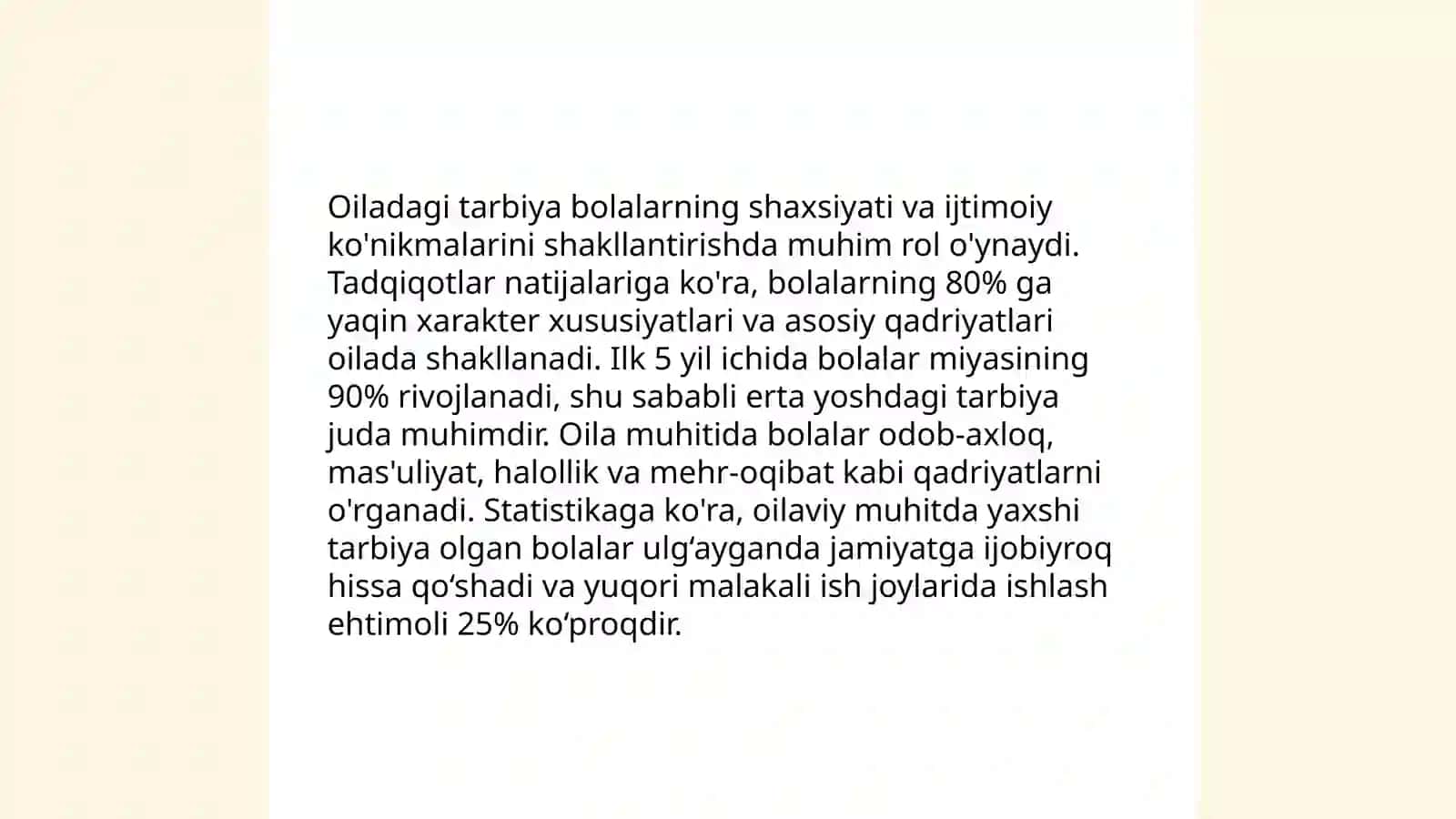 Bolaning sotsiumda rivojlanishi 4
