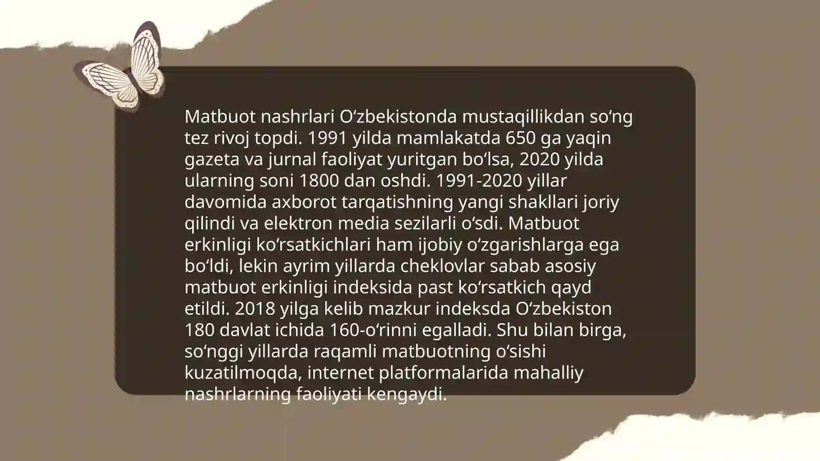 Media vositalarining rivojlanish tarixi 4