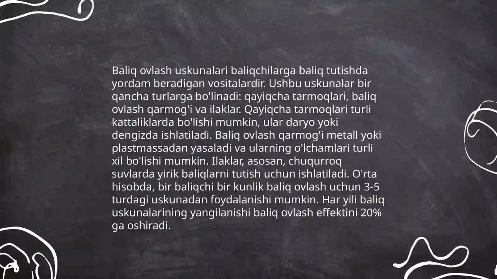 Yozgi baliq ovi haqida 4