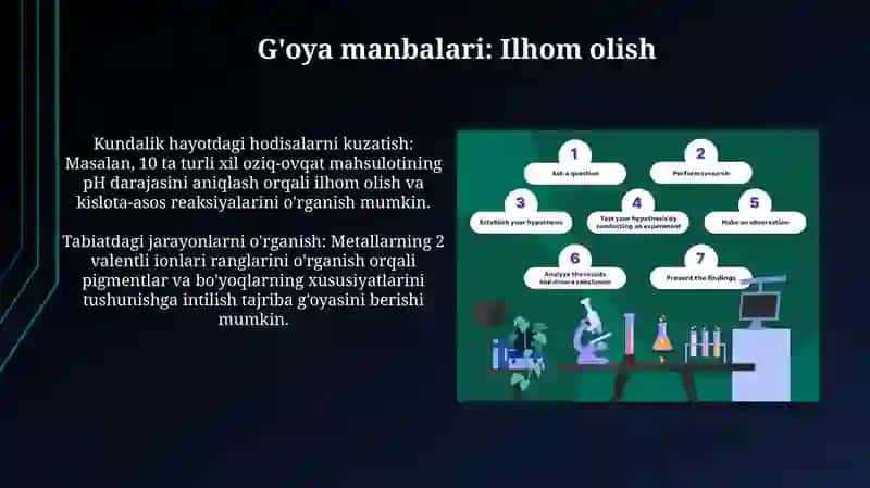 Kimyo fanidan qiziqarli tajribalarni ôtkazish metodikasi 4