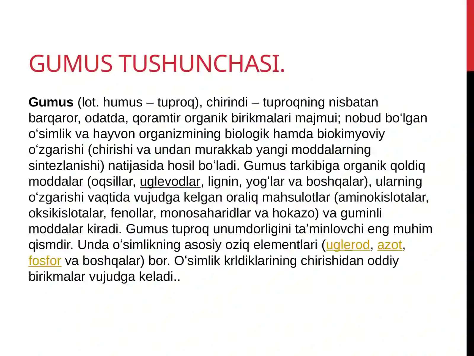 Gumus mikroflorasi va gumus 4