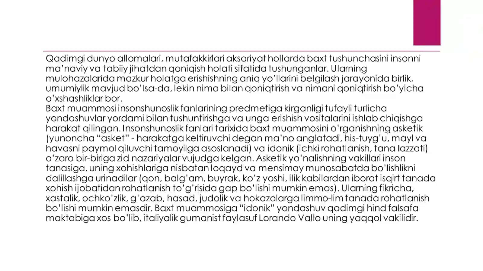 Baxt psixologik muammo 4