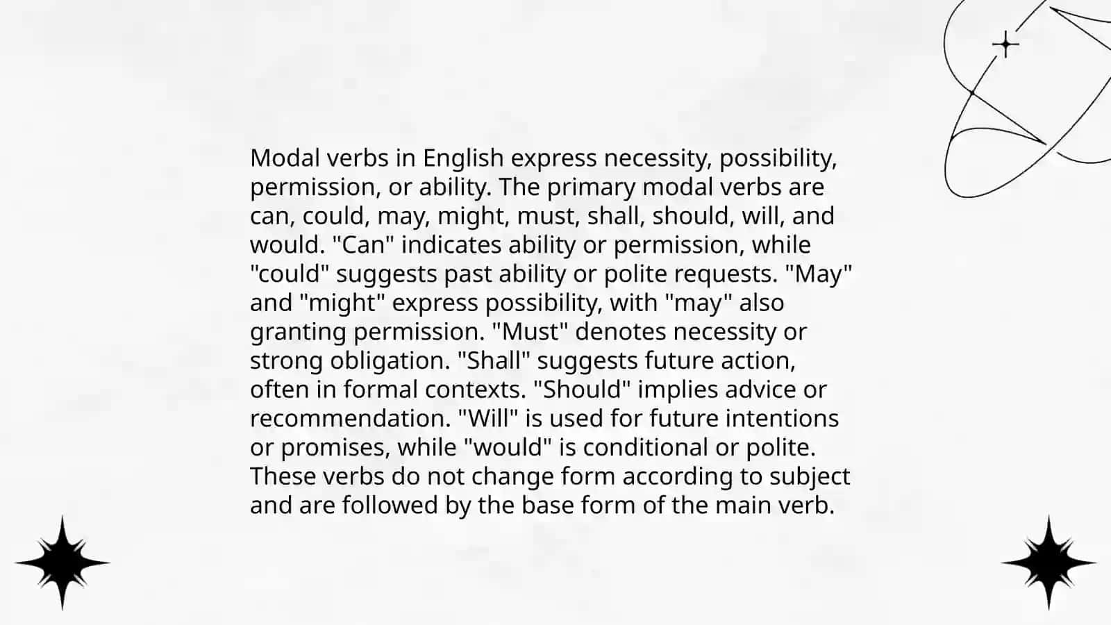 Modal verb 4