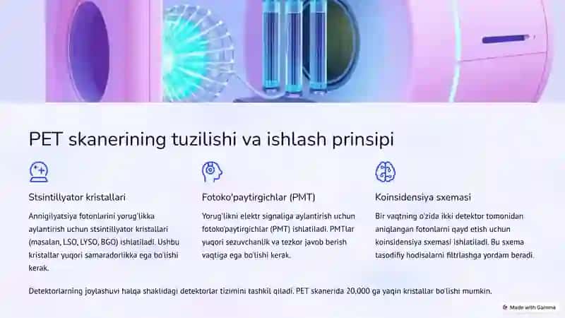 Pozitron-emissiya tomografiyasi (PET) 4