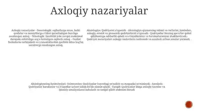 Axloqning Tarkibi Va Funksiyalari 4