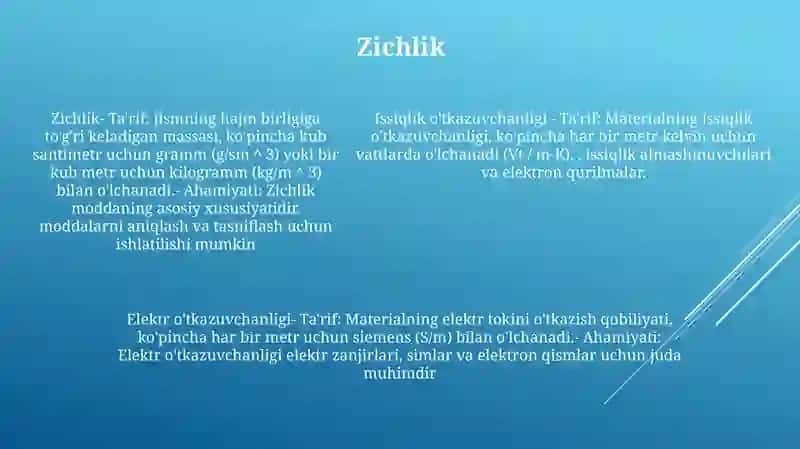 To'Ldiruvchilarning Fizik Xossalari 4