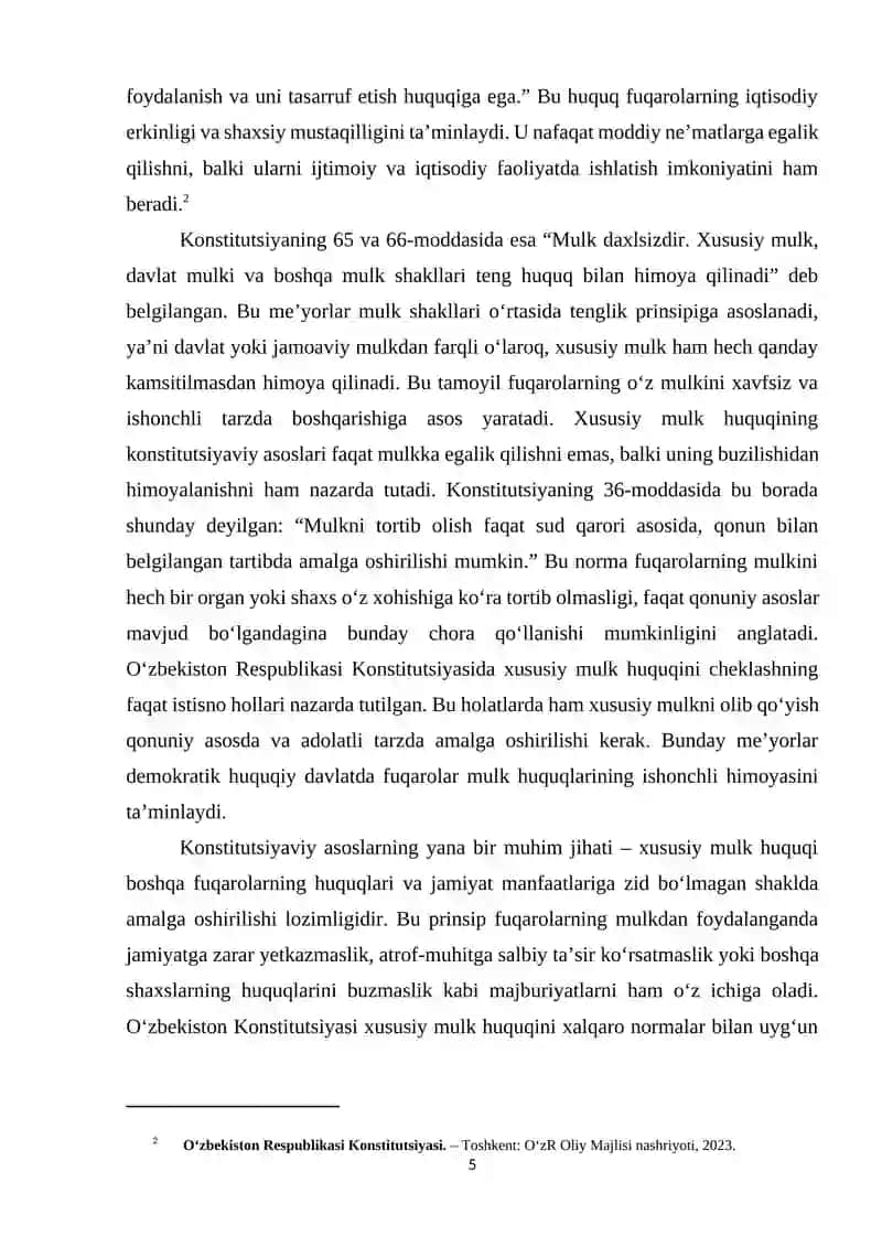Xususiy Mulk Huquqini Buzish 4