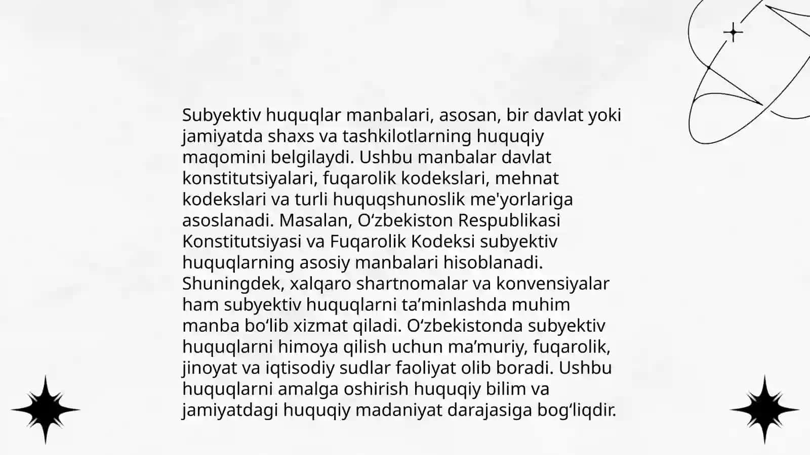 Obyektiv huquq manbalari 4