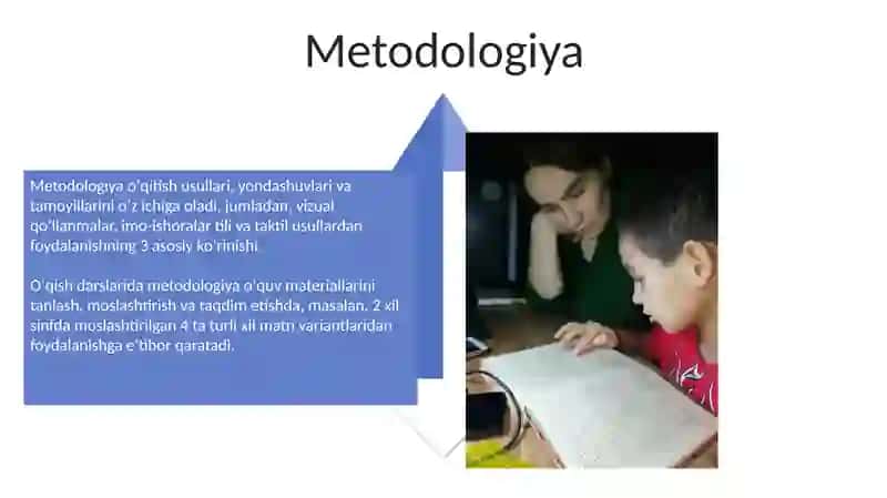 Bolalar maktabida o‘qish darslarini kuzatish 4