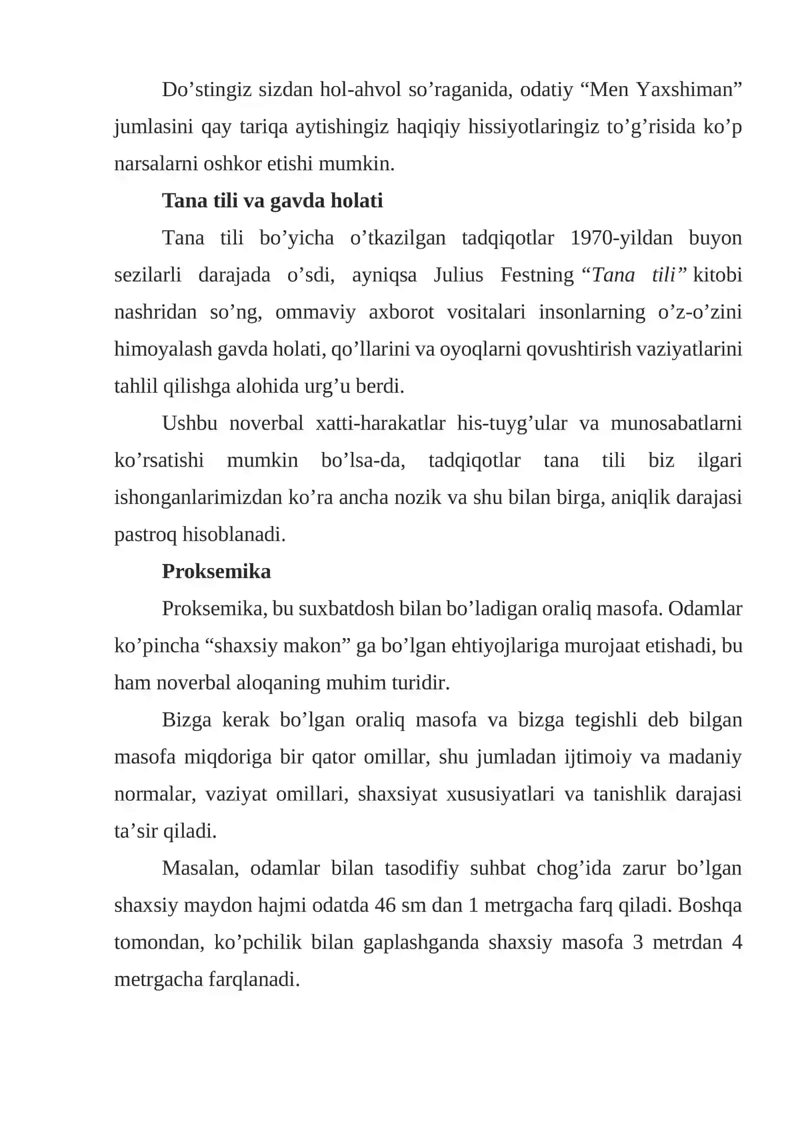 Noverbal muloqot va qunt bilan tinglash 4