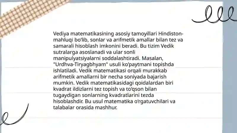 Hindistonning qadimgi matematika asarlari 4