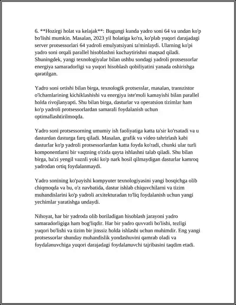 ZAMONAVIY AMD PROTSESSORLARI ARXITEKTURASI 4