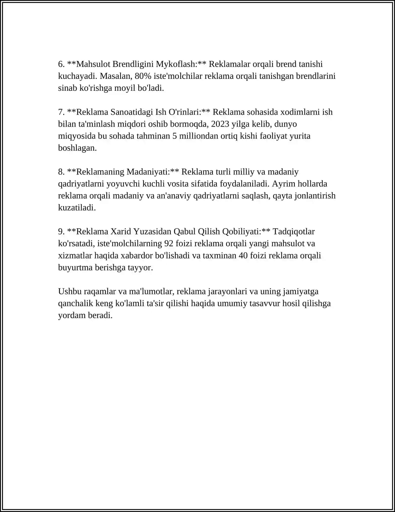REKLAMANING IJTIMOIY MAZMUN MOHIYATI 4